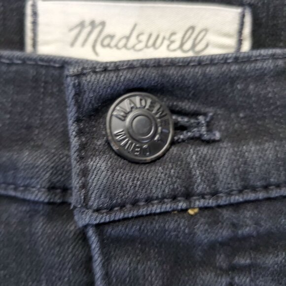 Madewell Jeans Womens 27 Black Roadtripper Skinny Stretch Denim - Picture 9 of 12